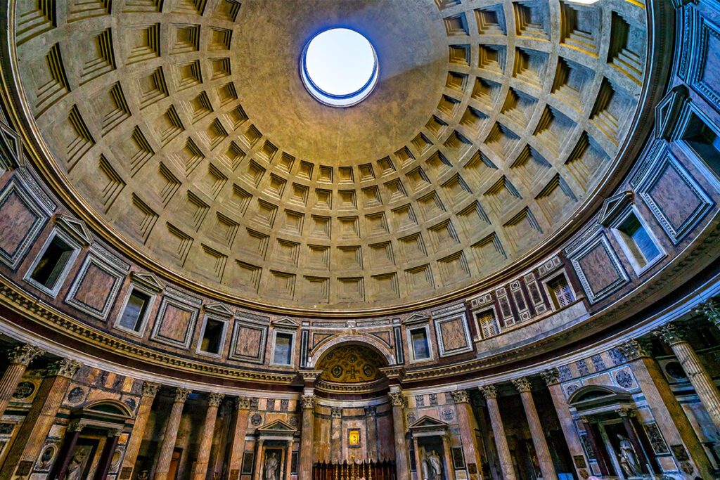 cupola del pantheon a Roma
