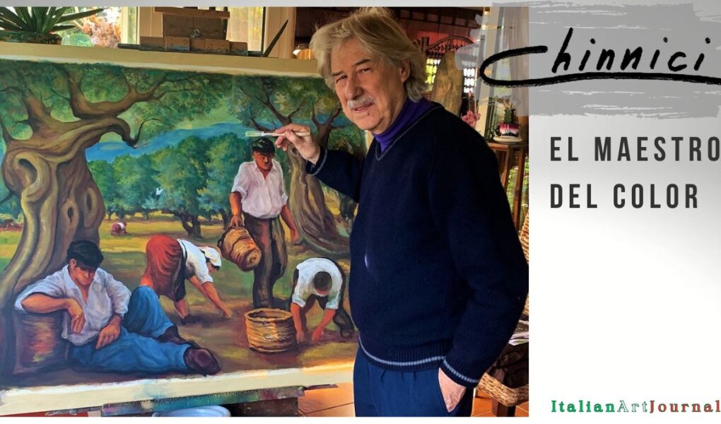 Frente a la pintura de Lorenzo Chinnici, uno se encuentra suspendido en una dimensión vibrante de poesía visual