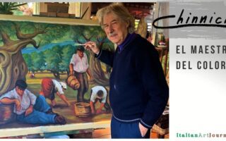 Frente a la pintura de Lorenzo Chinnici, uno se encuentra suspendido en una dimensión vibrante de poesía visual