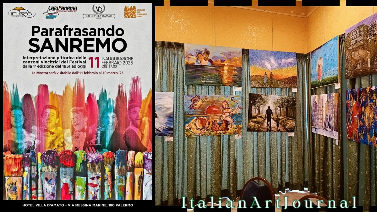 Parafrasando Sanremo: il Festival che si fa arte (pittorica). La mostra a Palermo