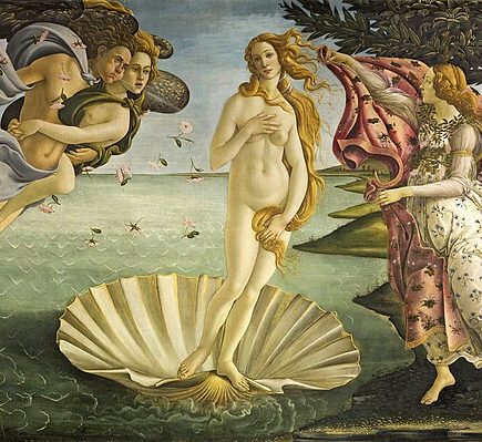 La nascita di Venere, di Sandro Botticelli