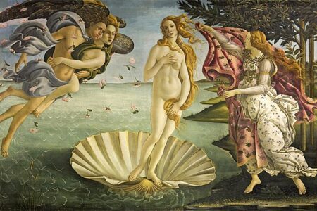 La nascita di Venere, di Sandro Botticelli