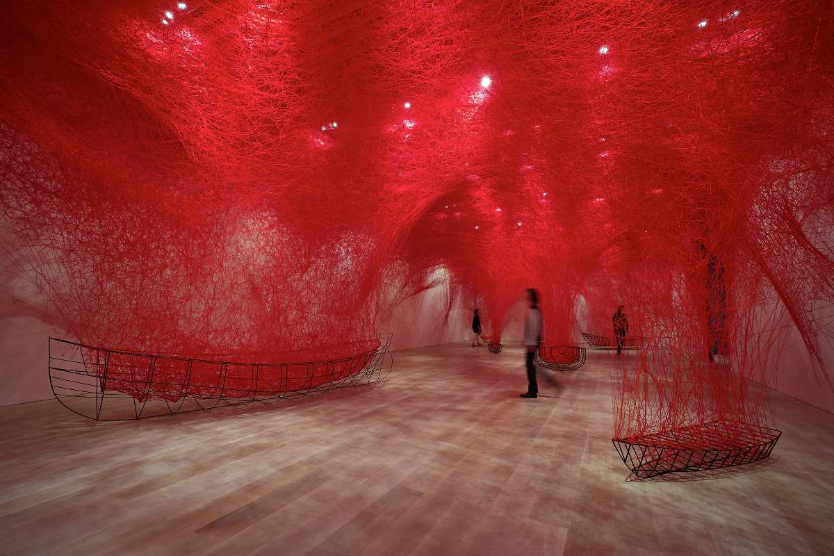 Mostre Torino, al MAO una stagione all’insegna dei fili di Chiharu Shiota