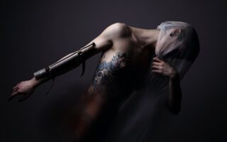 Aioria Fontana - LA SPOSA ALCHEMICA IV°Movimento(45x30cm); Mostre Pavia, "Pelle": il confine e soglia tra intimo e cosmico