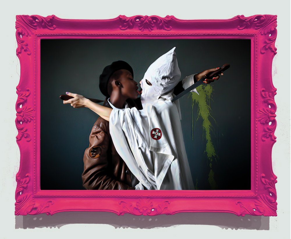 Dorothy Bhawl - No racism_30x40 cm