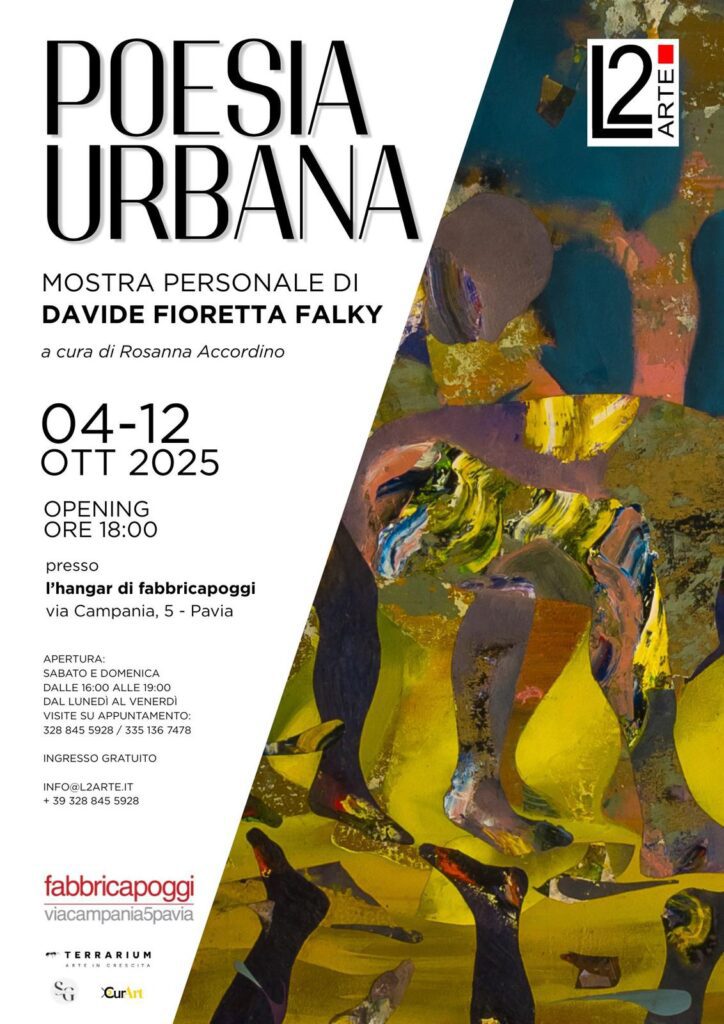 locandina mostra Pavia Poesia Urbana