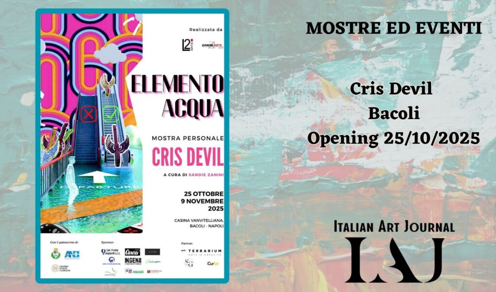 Cris Devil e l'acqua: la riflessione che sbarca a Bacoli