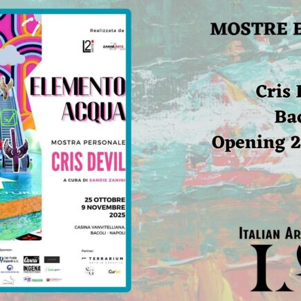 Cris Devil e l'acqua: la riflessione che sbarca a Bacoli