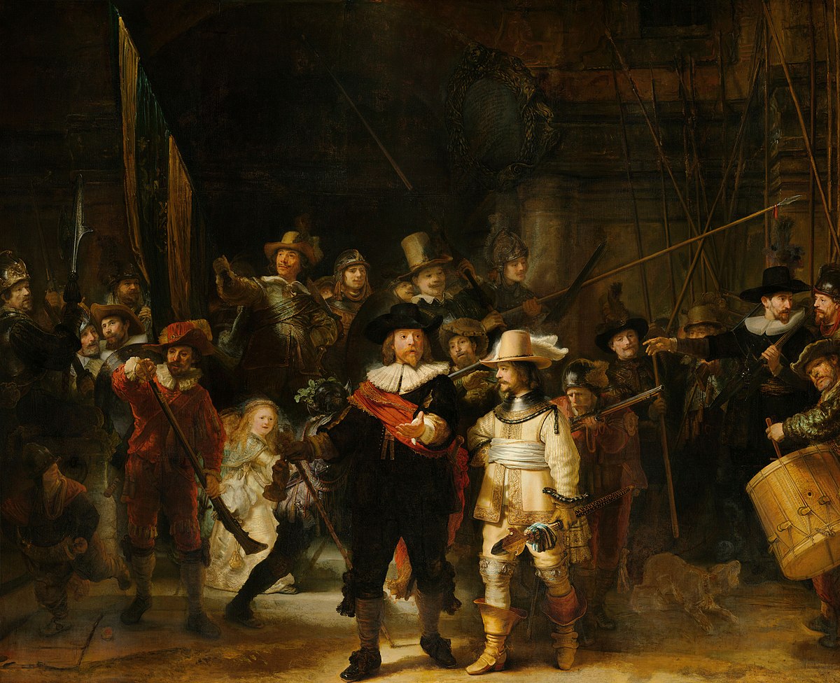 La Ronda di notte di Rembrandt: luce come gesto politico