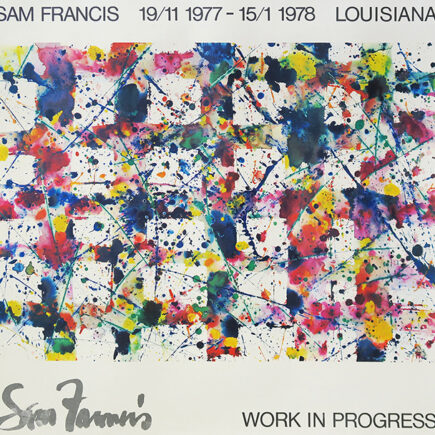 Sam Francis: il vuoto al centro e il colore che esplode ai bordi