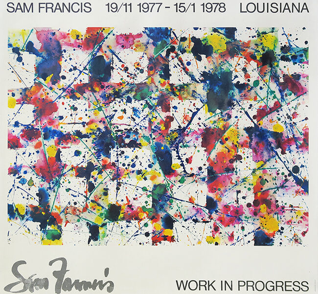 Sam Francis: il vuoto al centro e il colore che esplode ai bordi