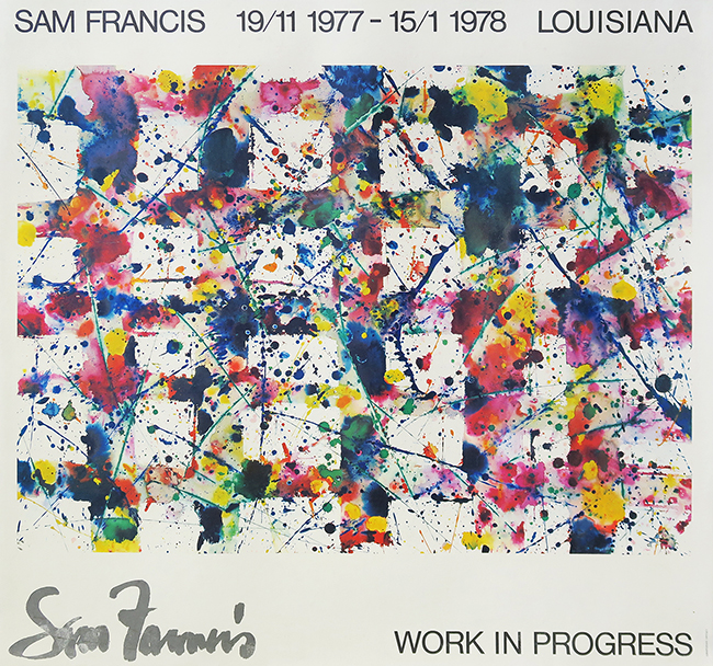 Sam Francis: il vuoto al centro e il colore che esplode ai bordi