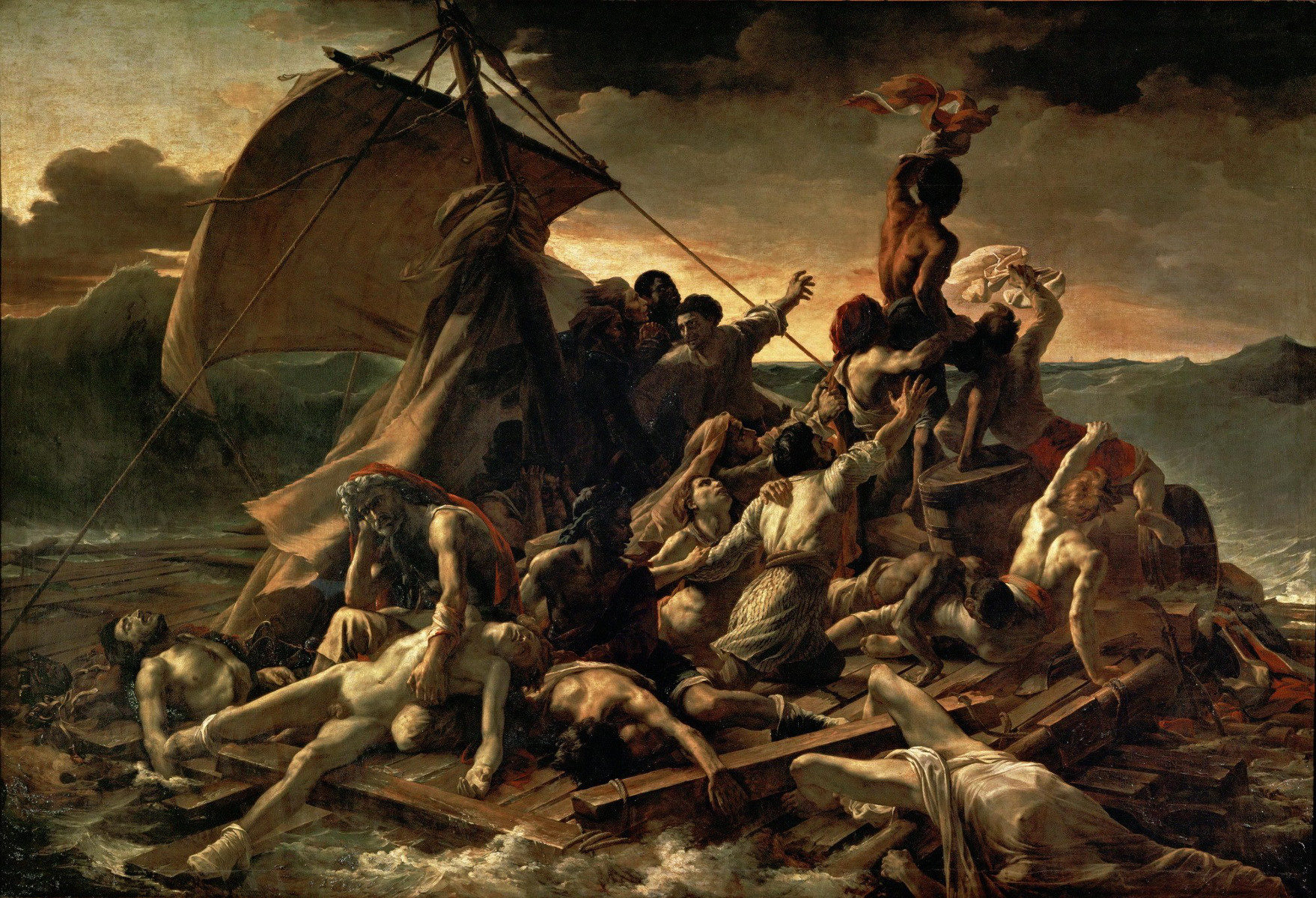Zattera della Medusa: quattordici giorni alla deriva e un puntino all'orizzonte