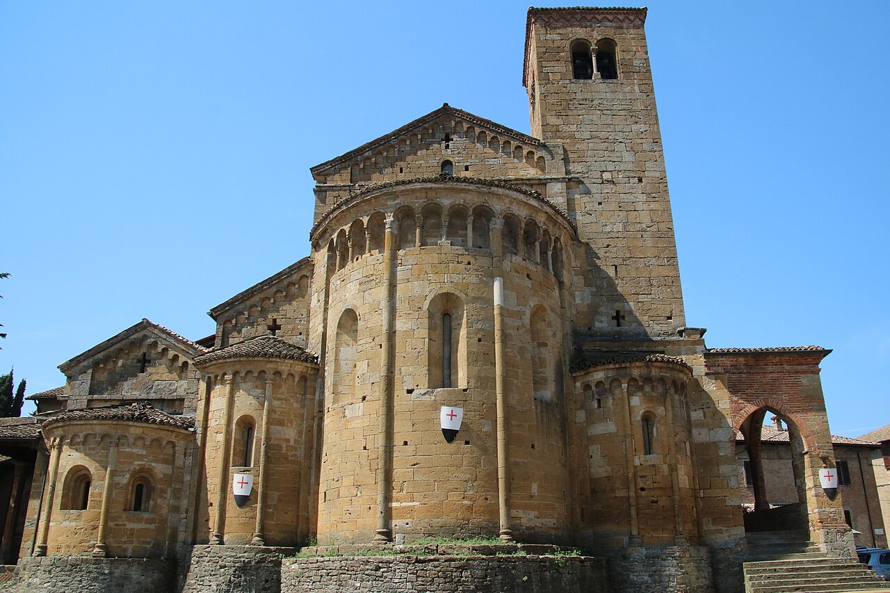 Abside e campanile della Collegiata di Castell'Arquato